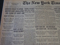 1930 JANUARY 12 NEW YORK TIMES - CONGRESS TO SPEED HOOVER'S LEGISLATION- NT 5729