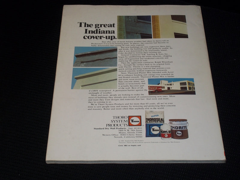 1980 MID OCTOBER ARCHITECTURAL RECORD MAGAZINE - PRODUCT REPORTS COVER - E 5942