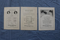1929-1930 GREENWICH THEATRE PROGRAMS - LOT OF 26 +2 WINTER ANNOUNCEMENTS- O 3739
