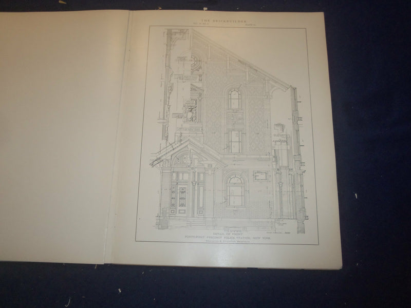 1907 MAY THE BRICKBUILDER MAGAZINE - AN ARCHITECTURAL MONTHLY - ST 528T