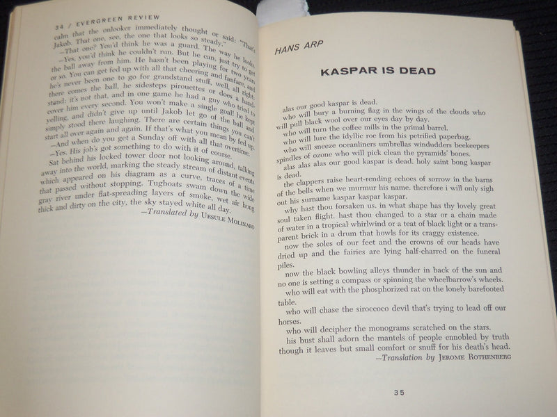 1961 NOVEMBER-DECEMBER EVERGREEN REVIEW MAGAZINE - GUNTER GRASS - SP 6008J