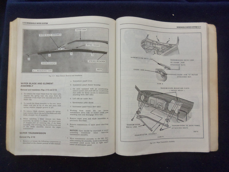 1979 CHEVROLET CHEVETTE SHOP MANUAL - SOFTCOVER MANUAL - KD 8881