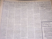1924 JUNE 25 NEW YORK TIMES - HARRISON'S KEYNOTE STIRS A FUROR - NT 5069