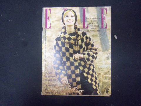 1960 OCTOBER 21 FRENCH ELLE MAGAZINE - NICE COVER, PHOTOS & ADS - ST 4096