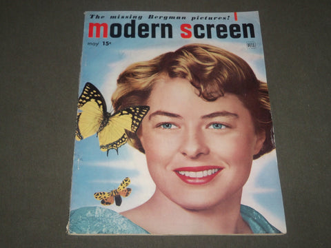 1948 MAY MODERN SCREEN MAGAZINE - INGRID BERGMAN - DIMAGGIO - WILLIAMS - M 139