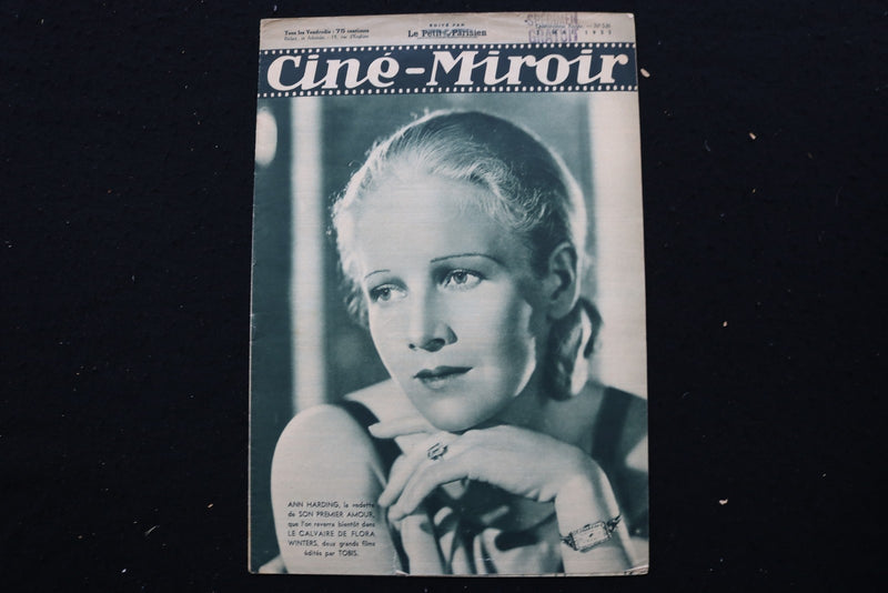1935 MAY 3 CINE-MIROIR MAGAZINE - MARLENE DIETRICH COVER - E 25146