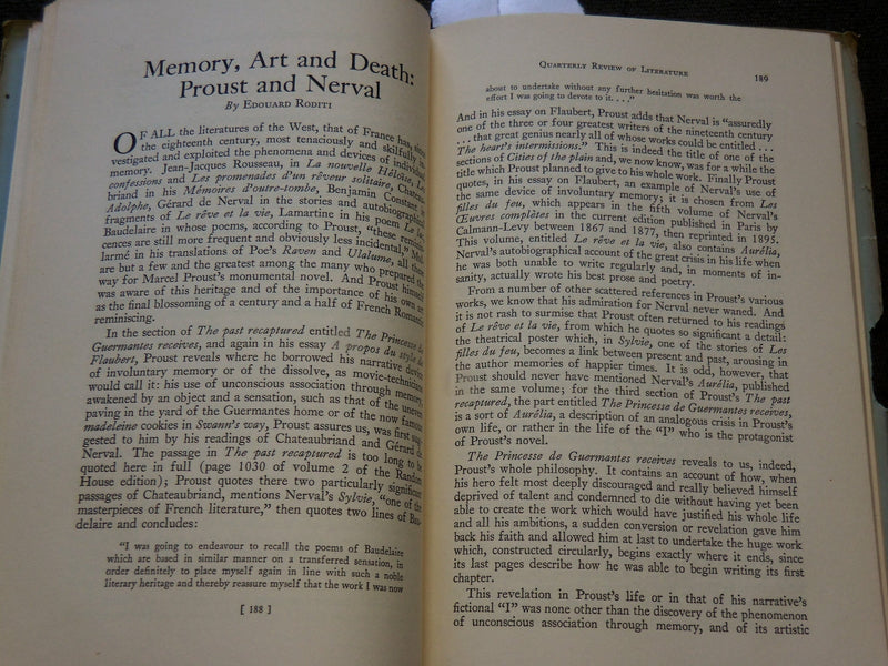 1944 SPRING QUARTERLY REVIEW OF LITERATURE MAGAZINE VOLUME 1 NO. 3 - J 6171