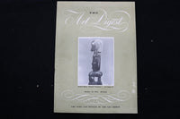 1941 OCT 15 THE ART DIGEST MAGAZINE - SEATED KING COVER - F 256C
