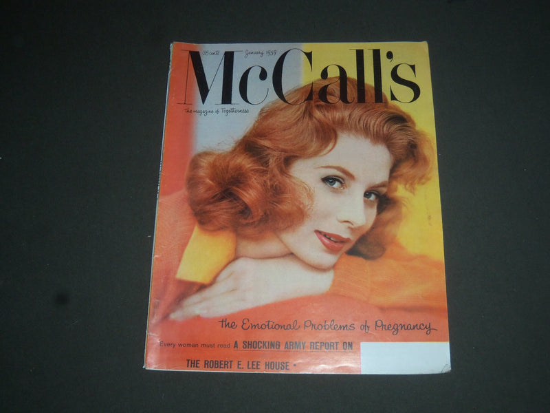 1959 JANUARY MCCALL'S MAGAZINE - NICE COVER, STORIES & ADS - SP 6959