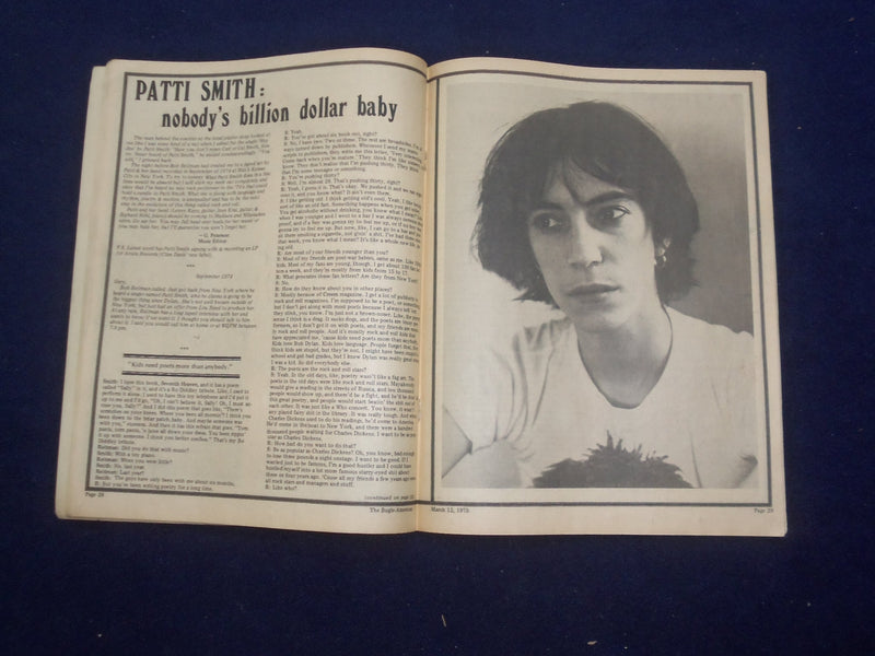 1976 MARCH 12 BUGLE AMERICAN MAGAZINE - WOMEN & MUSIC - J 9445