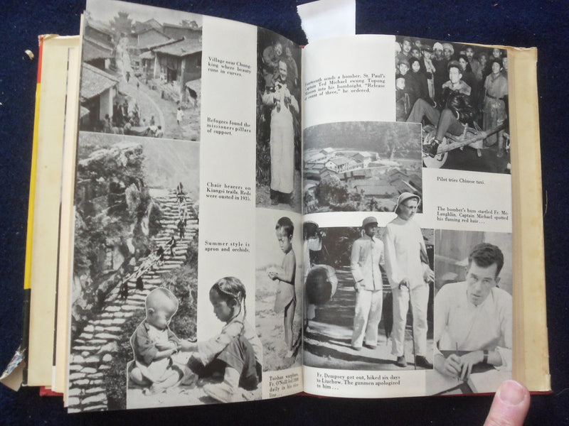 1945 CHUNGKING LISTENING POST HARDCOVER BOOK BY MARK TENNIEN - KD 8434