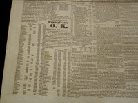 1840 OCTOBER 27 DOVER ENQUIRER NEWSPAPER - HARRISON - VOICE OF VICTORY - NP 8982