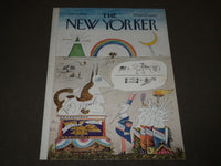 1964 JULY 4 NEW YORKER MAGAZINE FRONT COVER ONLY BY SAUL STEINBERG - ART DECO