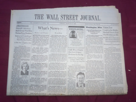 1999 MARCH 26 THE WALL STREET JOURNAL - ALLIED INTERESTS - VISION TEST - WJ 6