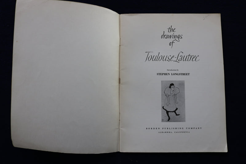 1964-1966 DRAWINGS OF DEGAS - LAUTREC - LOT OF 2 SOFTCOVER BOOKS - K 1446
