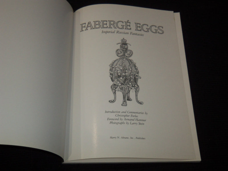 1995 FABERGE EGGS SOFTCOVER BOOK BY CHRISTOPHER FORBES - GREAT PHOTOS - I 1843E