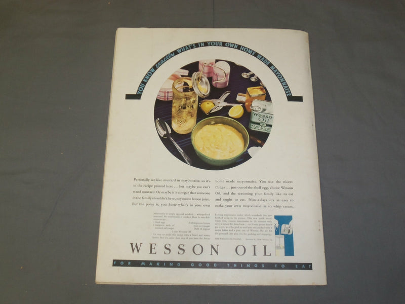 1933 OCTOBER MCCALL'S MAGAZINE - NEYSA MCMEIN COVER - B 6374