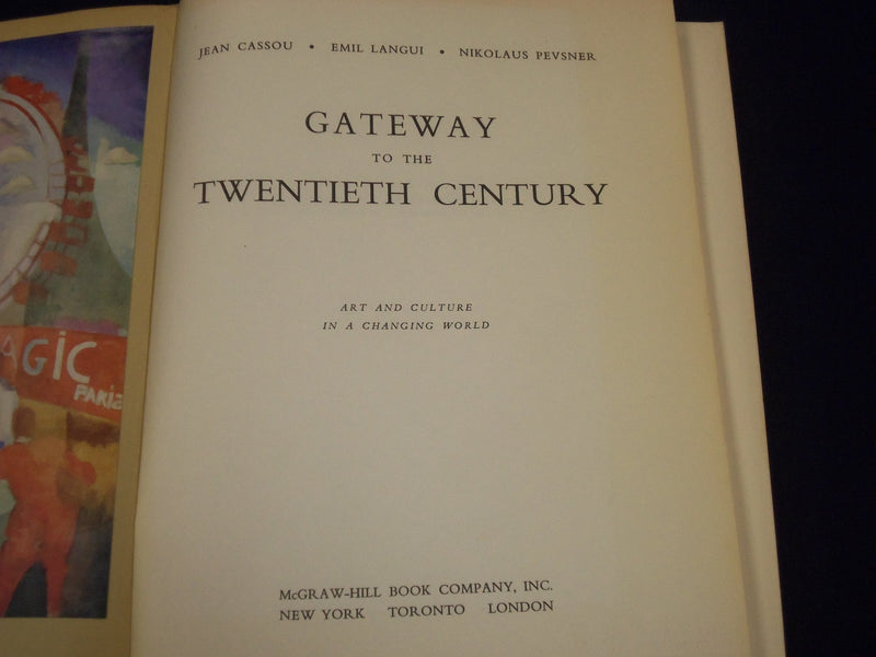 1962 GATEWAY TO THE TWENTIETH CENTURY BOOK BY JEAN CASSOU - PRINTS - KD 2866