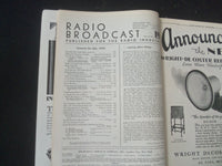 1929 JULY RADIO BROADCAST MAGAZINE - NICE COVER, ARTICLES & PHOTOS - B 434T