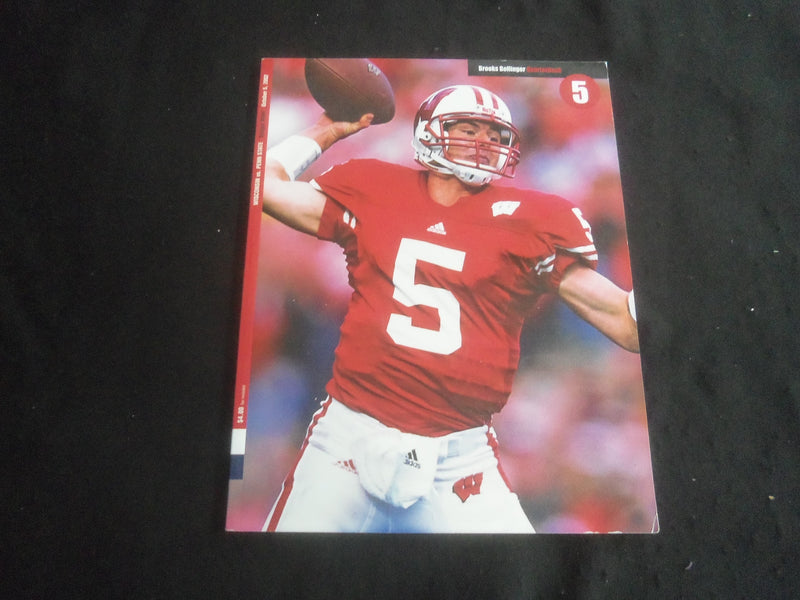 2002 OCTOBER 5FOOTBALL PROGRAM - UNIV OF WISCONSIN VS PENN STATE UNIV - B 5534J