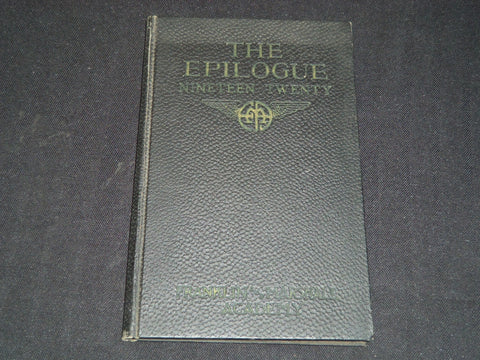 1920 THE EPILOGUE FRANKLIN AND MARSHALL ACADEMY YEARBOOK - LANCASTER PA- YB 1900