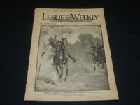 1901 JUNE 22 LESLIE'S WEEKLY MAGAZINE -BENGAL LANCERS AT EXCITING SPORT- NP 4410
