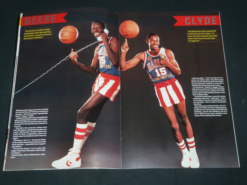 1984 THE HARLEM GLOBETROTTERS BASKETBALL PROGRAM - GREAT PHOTOS - SP 3214G