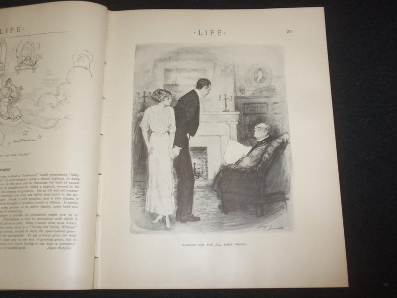 1912 JANUARY 25 LIFE MAGAZINE - PHILADELPHIA NUMBER - WHOSE QUAKER? - ST 6462