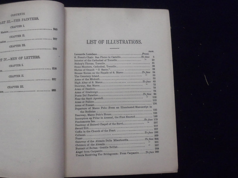 1900'S THE MAKERS OF VENICE HARDCOVER BOOK BY MRS. OLIPHANT - KD 8470