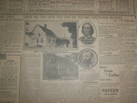1907 MARCH 17 THE BOSTON HERALD - EXPLOSION DESTROYS UPTON SINCLAIR HOME - BH 12