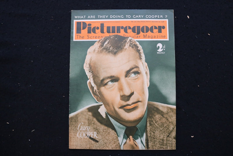 1938 DECEMBER 31 PICTUREGOER MAGAZINE - GARY COOPER COVER - E 25169