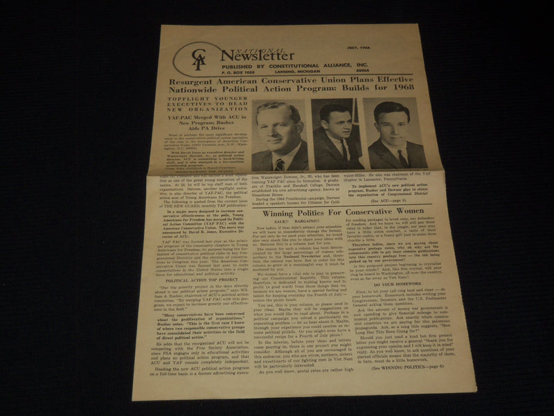 1966 JOHN ASHBROOK FR CONGRESS LOT OF 4 PIECES - J 9542