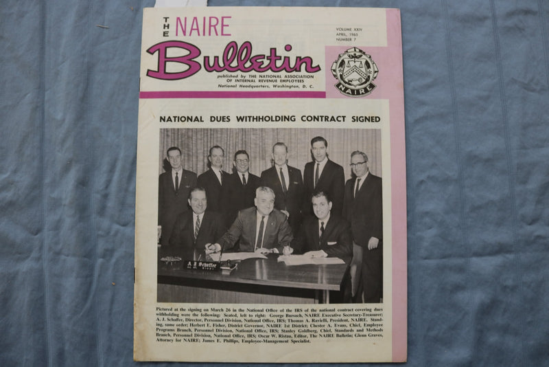 1965 APRIL THE NAIRE BULLETIN - E 26444