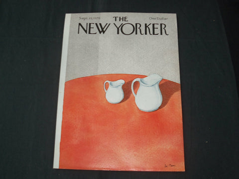 1979 SEPTEMBER 10 NEW YORKER MAGAZINE FRONT COVER ONLY - GREAT ART FOR FRAMING
