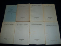 1957-1988 PROCEEDINGS OF RABBINCAL ASSEMBLY PERIODICAL LOT OF 16 - KD 796