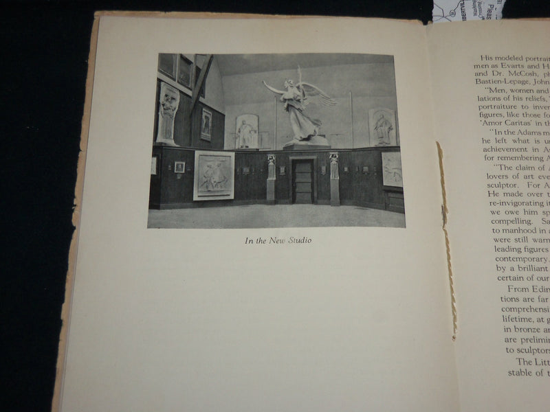 1920'S THE AUGUSTUS SAINT GAUDENS MEMORIAL PROGRAM - NEW HAMPSHIRE - J 6640