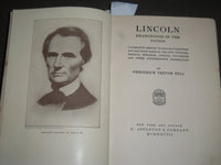 1928 LINCOLN-EMANCIPATOR OF THE NATION BY FREDERICK TREVOR HILL BOOK - KD 4420