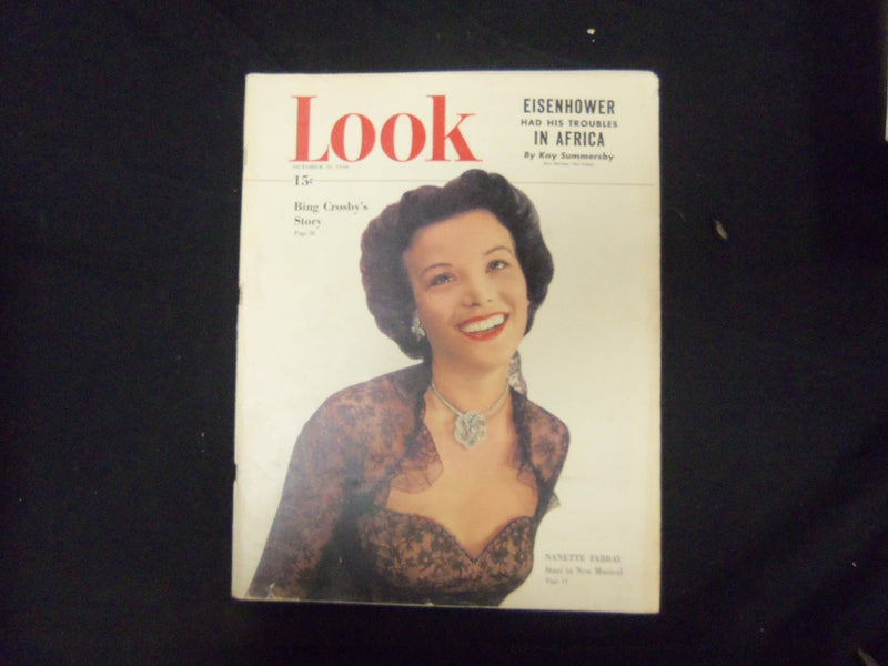 1948 OCTOBER 26 LOOK MAGAZINE - NANETTE FABRAY - GREAT PHOTOS & ADS - ST 2793