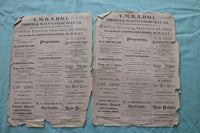 1890'S-1900'S EARLY THEATRE BROADSIDES - 75+ PIECES - GREAT LOT - K 3327