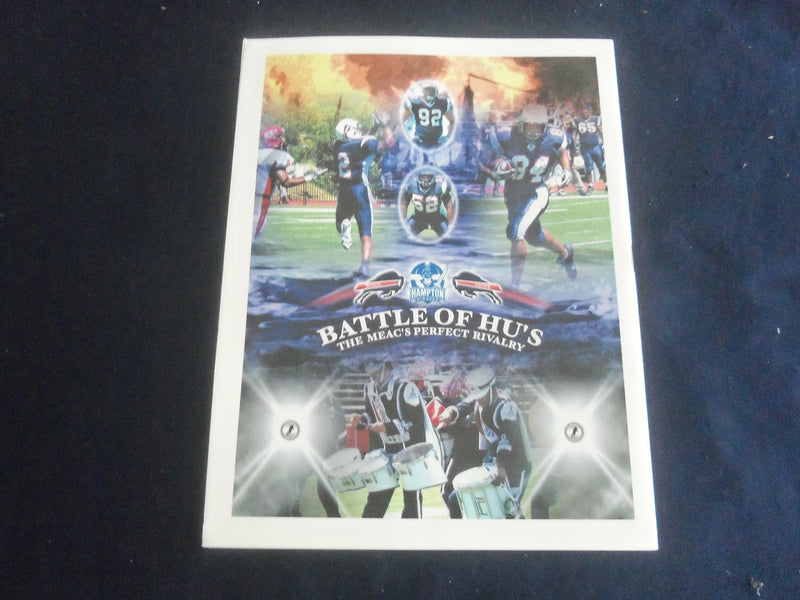 2005 SEPTEMBER 10 FOOTBALL PROGRAM - HAMPTON UNIV VS HOWARD UNIV - SP 1215W