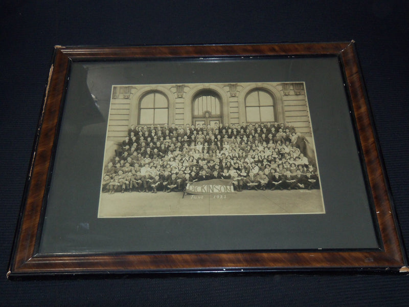 1923 JUNE DICKINSON CLASS FRAMED PHOTO - 22 1/2