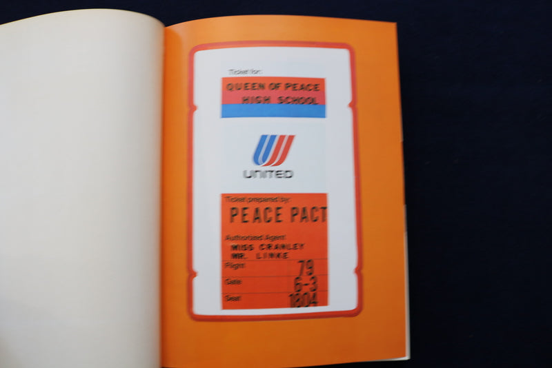 1979 PEACE PACT QUEEN OF PEACE HIGH SCHOOL YEARBOOK - NO. ARLINGTON, NJ- YB 3443