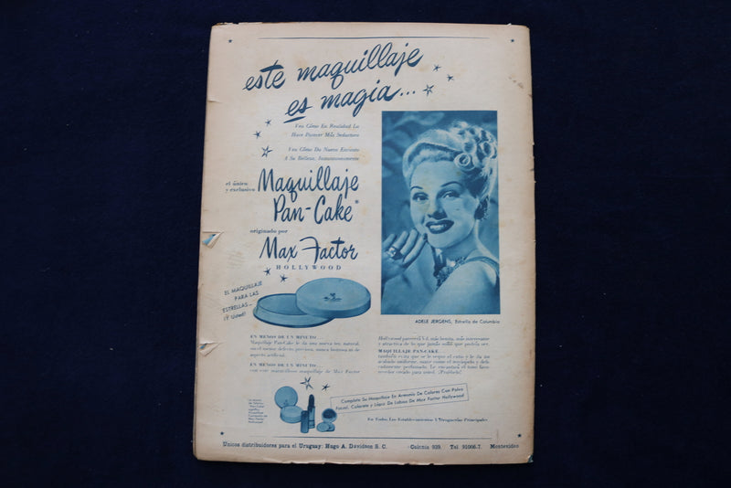 1949 AUGUST 2 MUNDIAL MAGAZINE - RITA HAYWORTH COVER - SPANISH - E 23860