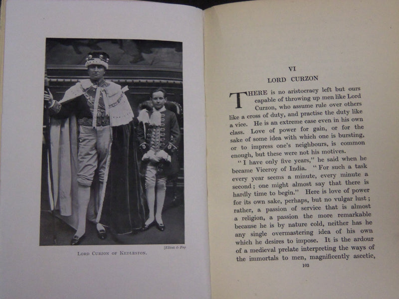 1921 POLITICAL PROFILES FROM BRITISH PUBLIC LIFE BY HERBERT SIDEBOTHAM - KD 1133