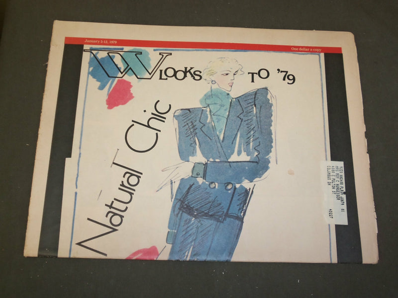 1979 JANUARY 5-12 W MAGAZINE - GREAT STORIES, PHOTOS & ADS - NP 3352