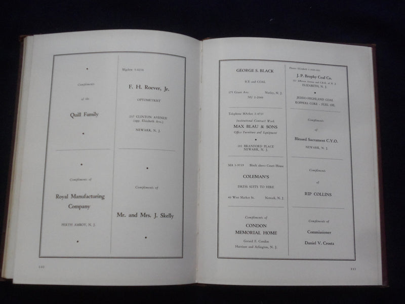 1944 THE TELELOG ST. BENEDICT'S PEPARATORY SCHOOL YEARBOOK - NEWARK, NJ- YB 3121