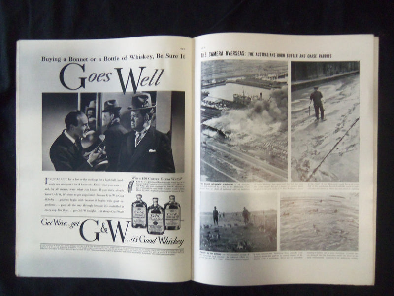 1937 MARCH 22 LIFE MAGAZINE - PARACHUTE TEST WITH DUMMY - L 18