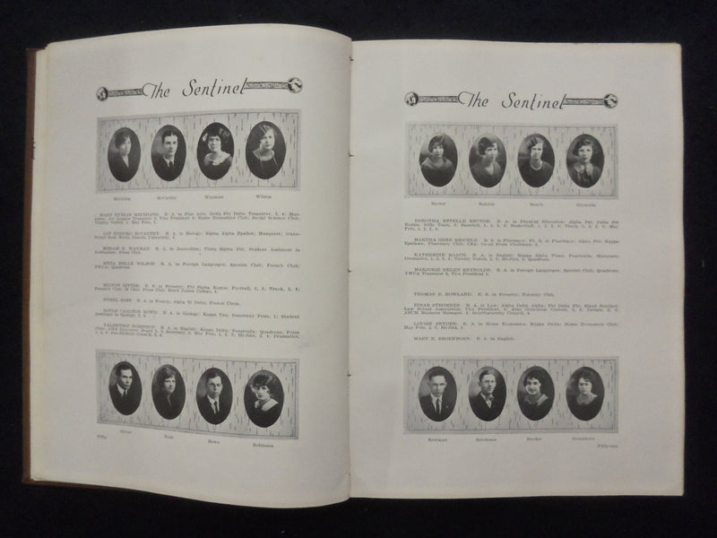 1925 SENTINAL UNIVERSITY OF MONTANA YEARBOOK - MISSOULA, MONTANA - YB 3293