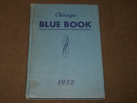 1952 CHICAGO BLUE BOOK PUB. BY EMPIRE PUBLISHING COMPANY - KD 5187