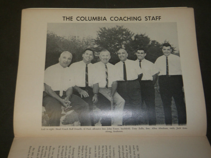 1964 OCTOBER 3 PRINCETON VS. COLUMBIA FOOTBALL PROGRAM- CHARLES GOGOLAK - J 3594